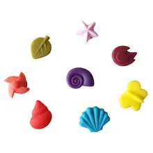 8 шт силиконовый маркер на стакан для вина милый винный идентификатор талисманы присоска Питьевая чашка знак(8 цветов