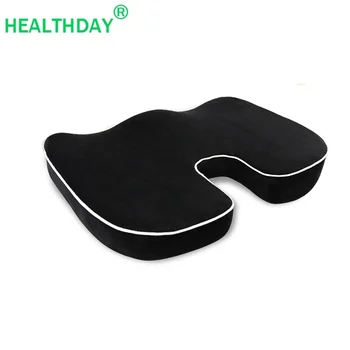 

Coccyx Pillow Ergonomic Design Slow Rebound Memory Foam Reduce Hip Pain Office Home Chair Non-slip Christmas Gift Seat Cushion