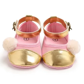 

PU Leather Baby Shoes Soft bottom Girls Princess Non-slip Toddlers Infant First Walkers Shoes Newborn Baby shoes