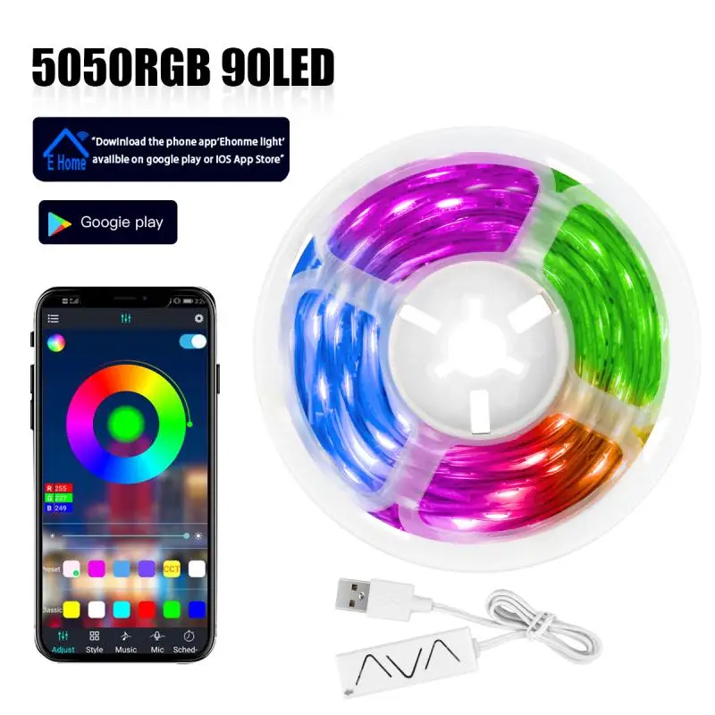 5050RGB светодиодные полосы с Bluetooth App управляемый дистанционный музыкальный режим