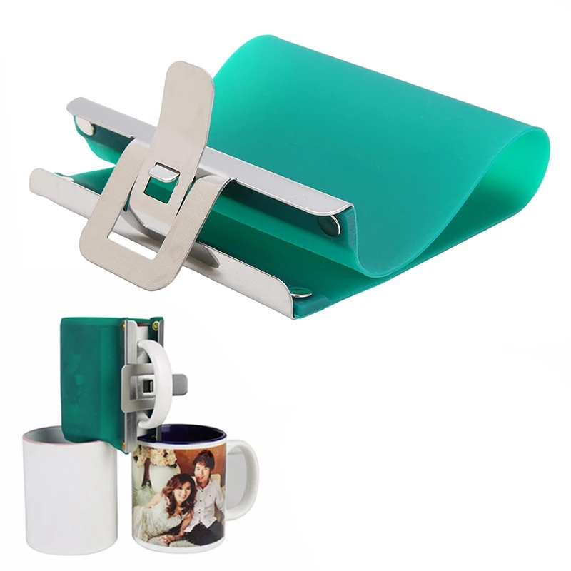 Top-6Pcs/Lot 15OZ Mug Clamps Mug Rubber Clamps Mug Clamps for 3D Sublimation