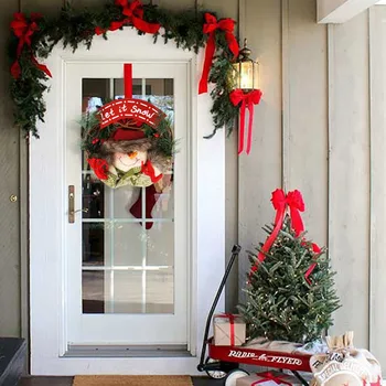 

2020 Christmas Ornament Christmas tree ornaments Wreath Pendant door and window ornaments cane ring Santa Claus Gift Navidad