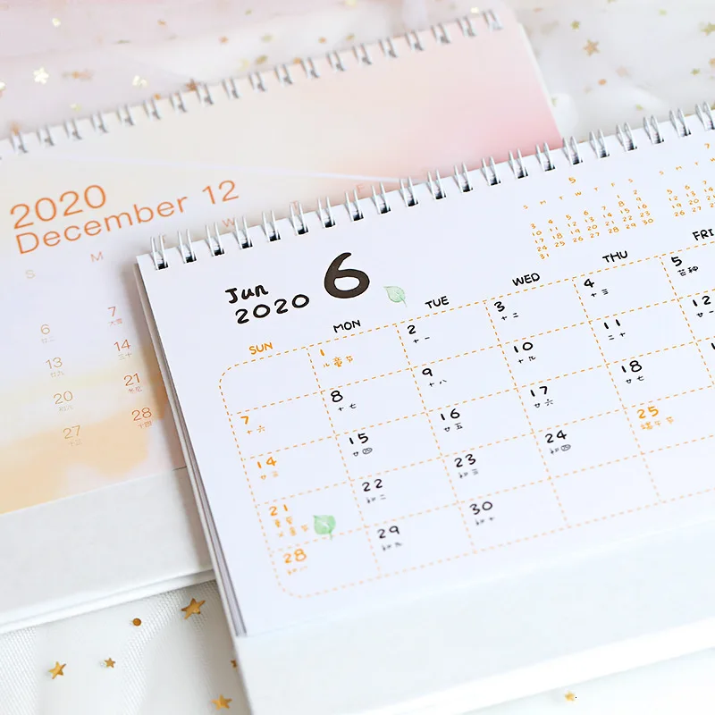" год" красивый настольный календарь, планировщик, ежедневный планировщик