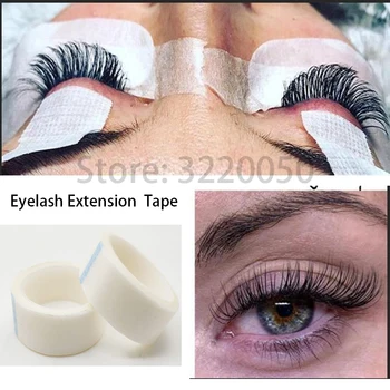 

Isolation Eyelash Extension Non-woven Wrap Lash Tape False Eyelashes Medical Tape Glue Breathable White Silk Paper Easy To Tear