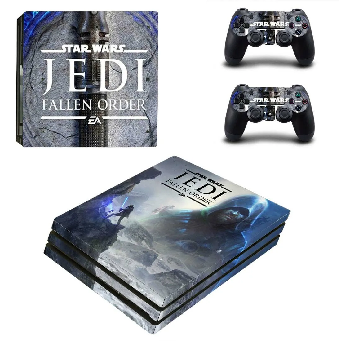 Star Wars Jedi Fallen Order PS4 Pro наклейка игровая станция наклейка для playstation 4 PS4 Pro консоль и контроллер кожи