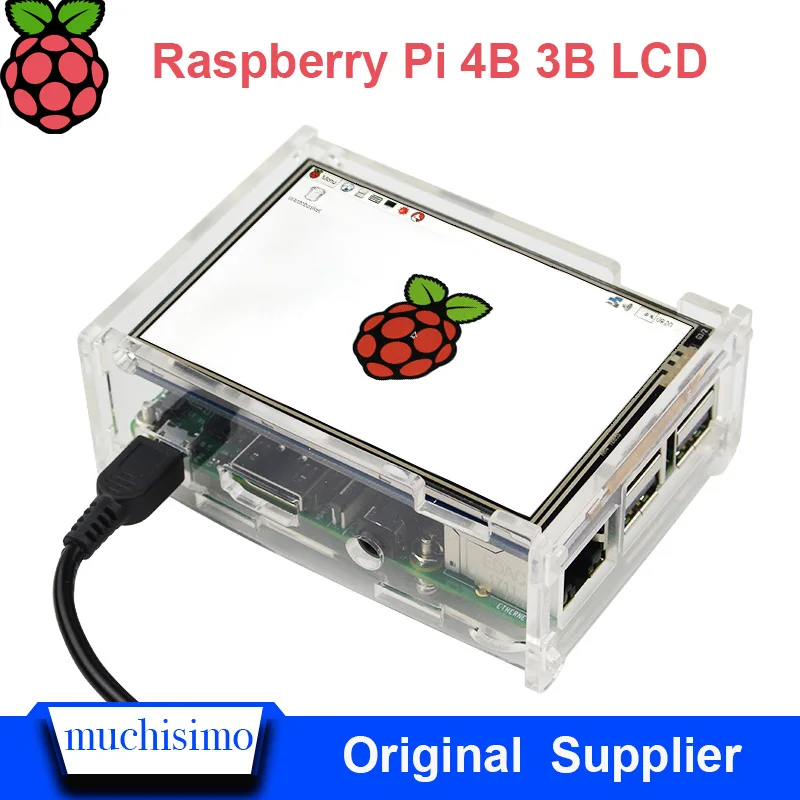 Raspberry Pi 4B 3B + ЖК-дисплей 3 5 дюйма PiTouch дисплей с сенсорной ручкой для | Компьютеры и