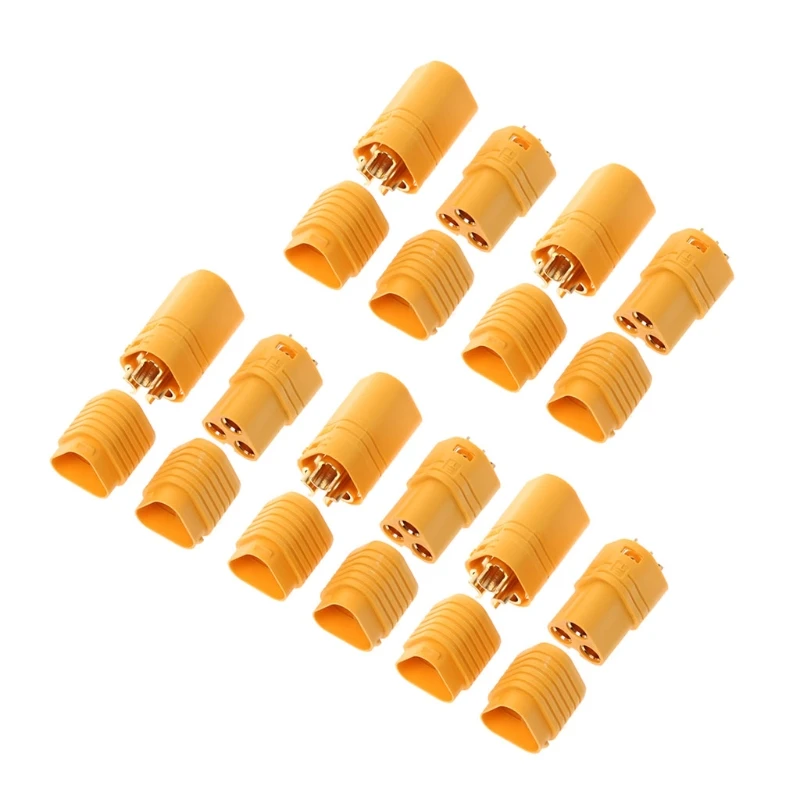 

5pairs MT60 3.5mm 3 Pole Bullet Connector Plug Set For RC ESC Housing Lipo Motor