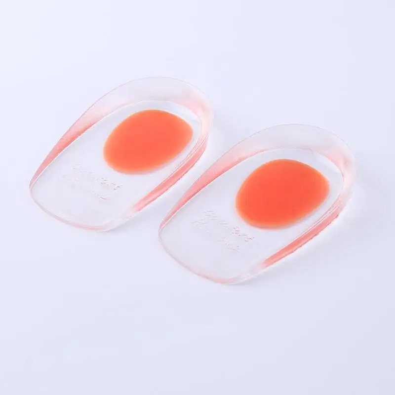 Silicone Heel Grips Heel Cup Pad Cushion Orthotic Plantar Care Silicone Insoles Foot Care Tools