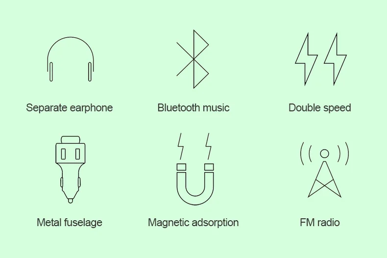 Newsmy C59 Автомобильный MP3 Bluetooth плеер прикуриватель 2 usb порта FM радио Телефон говорящая функция с наушником