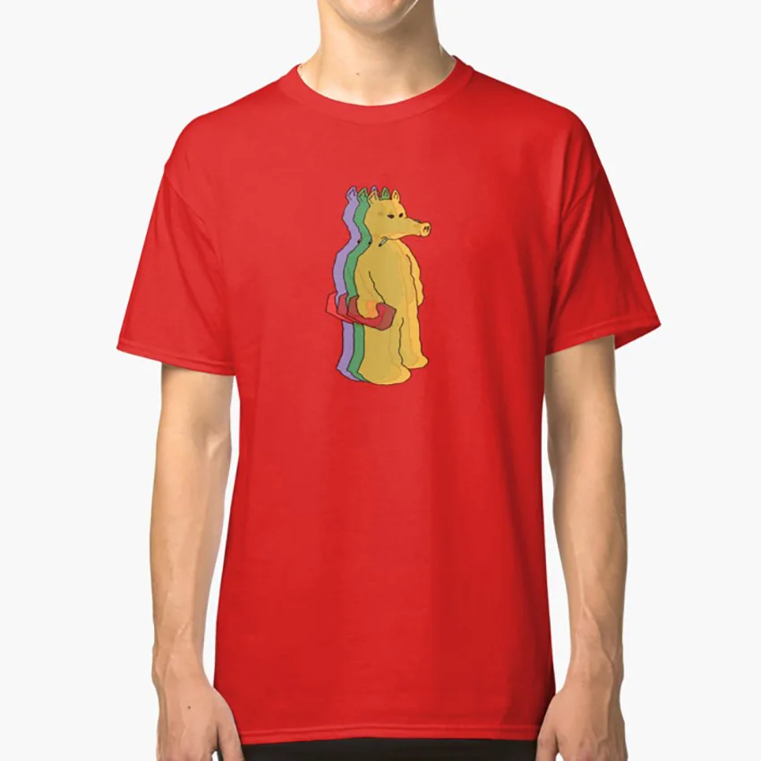 Quaz Trip футболка quasimoto merch мультфильм подарите ему ее хип-хоп Музыка quas quaz - Цвет: Красный
