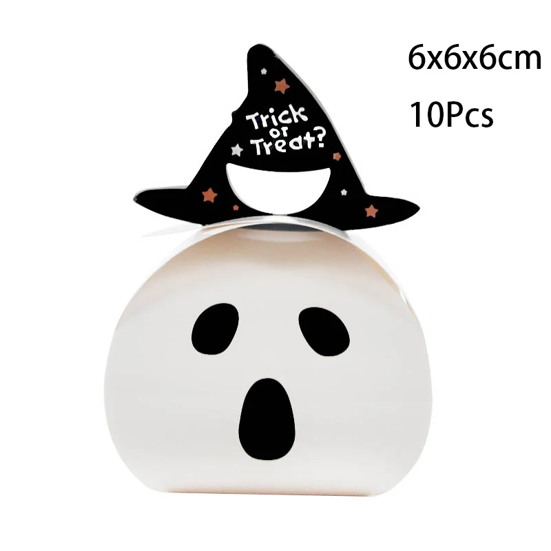 ghost bags WEIGAO Веселая коробка с рождественскими конфетами сумка Рождественская Фигурка Санта Снеговик подарочная коробка подарочные коробка контейнер для сумок поставки Navidad Kerst - Цвет: ghost bags