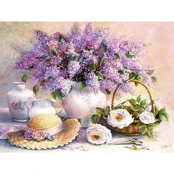 

Making Kit Diamond Mosaic Гранни Ag5859 "Lilac"