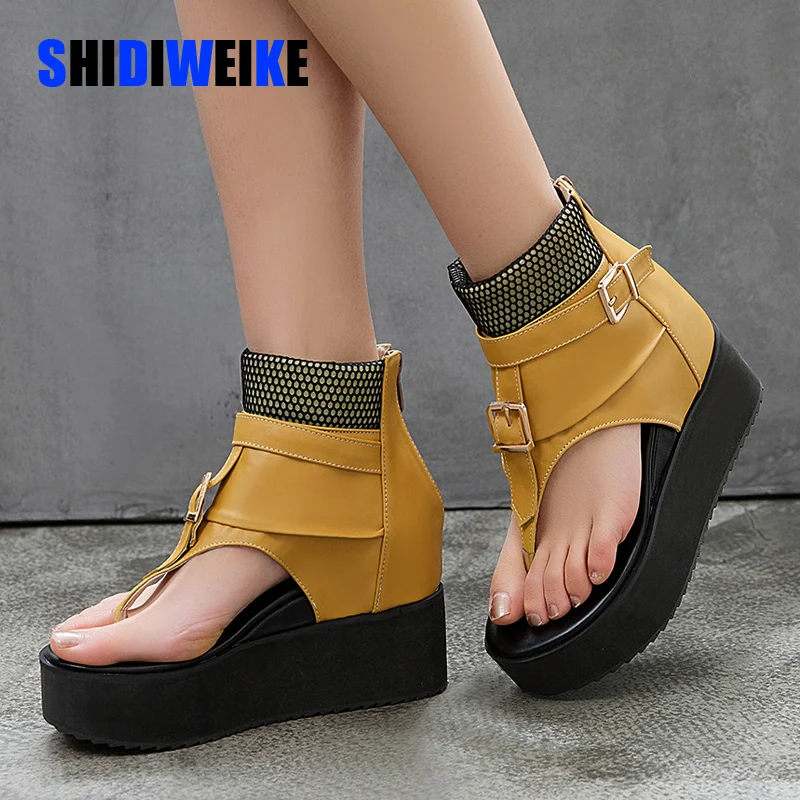 high top platform sandals