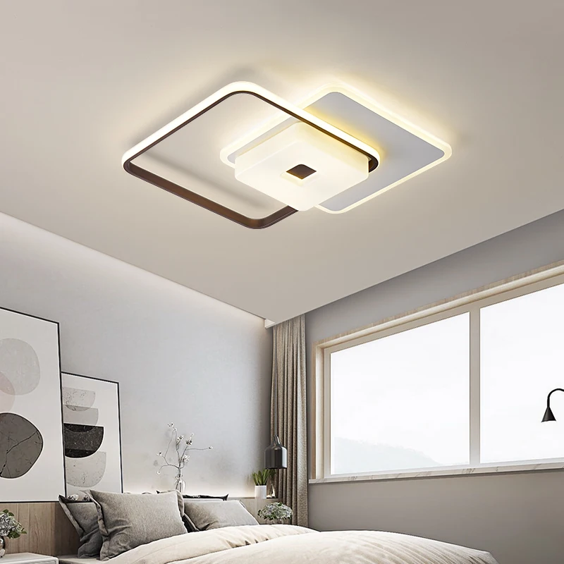 

Modern LED Ceiling Lights Living room Bedroom luminaire plafonnier Lustre Acrylic Metal Ceiling lamp Lighting fixture