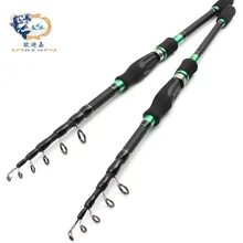 

New Telescopic Fishing Rod 1.8 2.1 2.4 2.7m Ultralight Carbon Fiber M Power Mini Spinning Casting Pole Lure Weight 7-28g Pesca