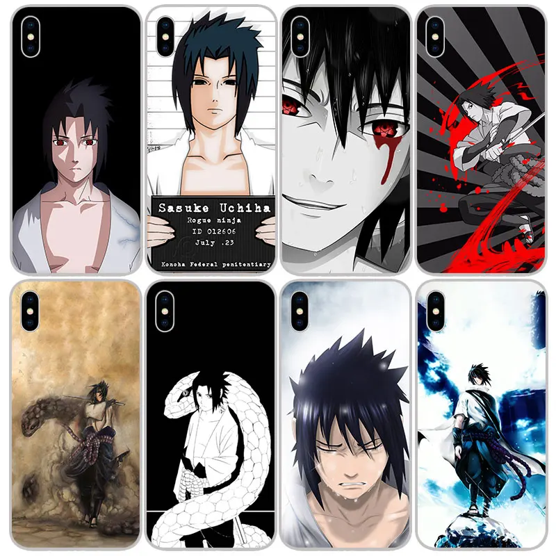 Uchiha Sasuke Naruto Silicone Soft TPU Cases Covers For iPhone 11 Pro XS Max X XR 8 7 6S Plus 5S SE 4S Silicon Case Cover |