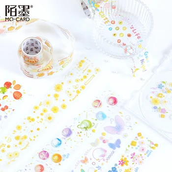 

1Pcs / PET diy Diary Washi Tape Cute Decorative Adhesive Tape Masking Tape For Stickers Scrapbooking DIY Stationery Tape