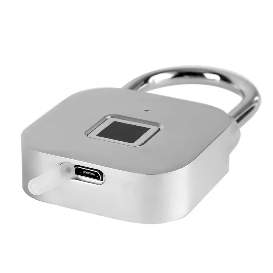 Мини умный замок без ключа Водонепроницаемый usb зарядка Противоугонный замок шкафа Электронный Отпечаток пальца Замок candado