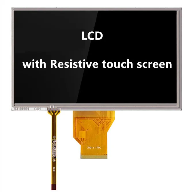 7 дюймов ЖК-дисплей экран сенсорный экран AT070TN90 V.1 AT070TN90 V.X 20000938-00 сопротивление емкостный сенсорный экран дигитайзер с драйвер платы - Цвет: Style 4