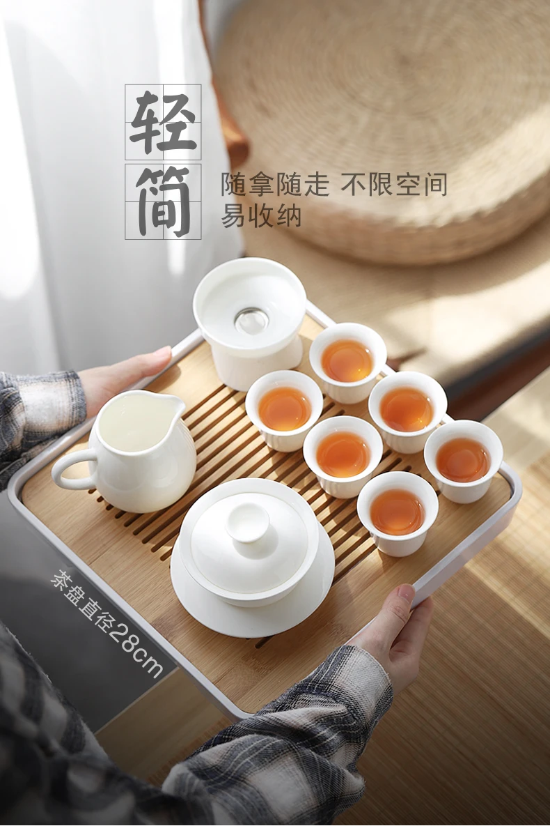 Китайский портативный чайный сервиз, дорожный, gaiwan juego de te, японский, украшение дома, аксессуары, посуда, кунг-фу Те Чино, чашка, церемония