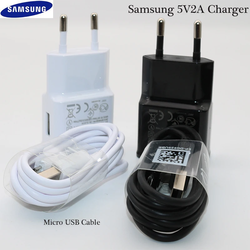 5V Micro USB EU Plug Home Wall Ladegerät Adapter Cable For Samsung Edge 