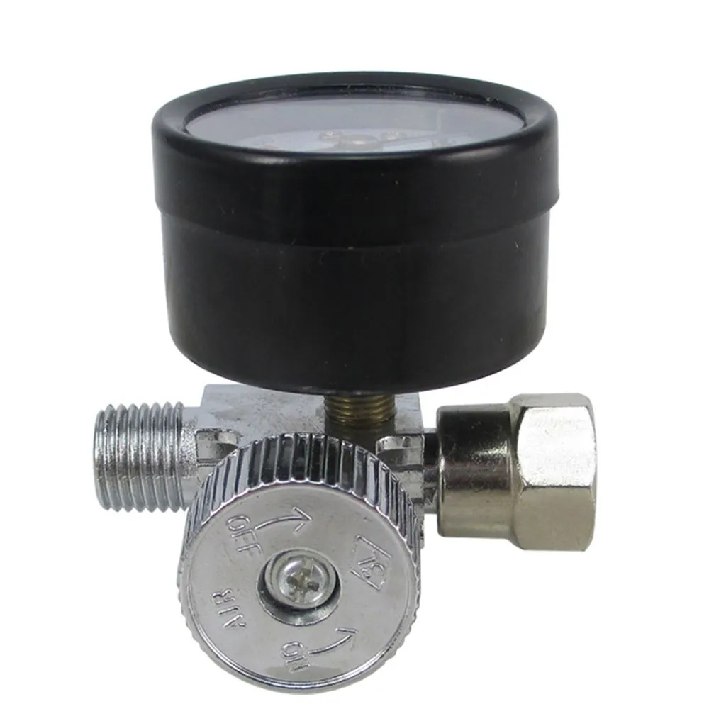 C 3 шт. HVLP распылитель воздушный регулятор манометр мембранный контрольный клапан поддерживающий клапан регулятор Mayitr инструменты 60x55x55 мм