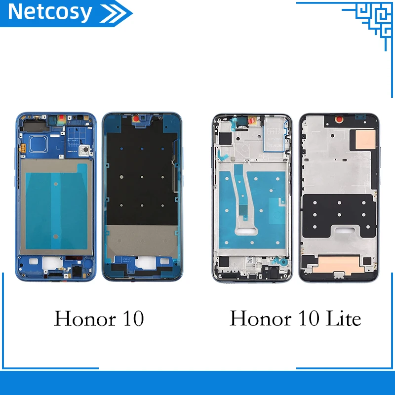 Чехол Netcosy для Huawei Honor 10 10Lite чехол со средней пластиной корпус рамкой запасная