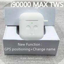i90000 Max TWS Air 2 изменение имени расположение Bluetooth гарнитура в уши сенсор PKi90000Pro i1000 i2000 i9000X i5000 i9000TWS