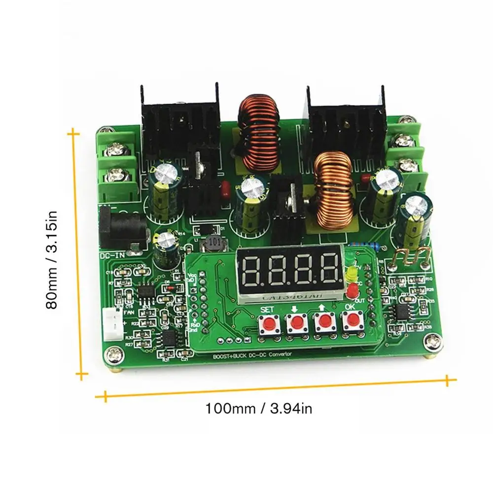 DPS-3806 Digital цифровой контроль Бак-модуль силовой мощности постоянного напряжения постоянного тока светодиодный драйвер 0-38 в 0-6A зарядное устройство