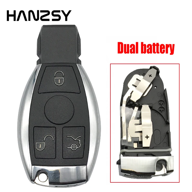Smart Key Shell Per Mercedes Benz W211 A C E G S R Sl Ml Gml Cl Gl Cls Cla Clk Slk Glk Telecomando Per Auto Portachiavi Per 2 Portabatterie