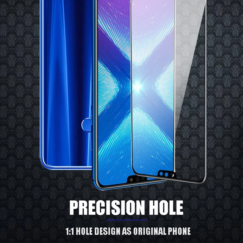 Защитное стекло honor 8X для Huawei honor 8 x Закаленное стекло для экрана honor 8x Защитная Бронированная пленка glas hauwei x8 защита