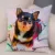 Lovely Pet Animal Pillow Case Decor Cute Little Dog Chihuahua Pillowcase Soft Plush Cushion Cover for Car Sofa Home 45x45cm 31
