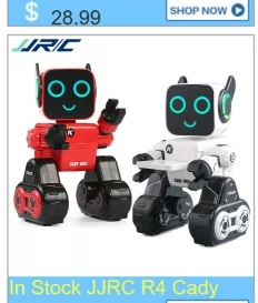 JJR/C JJRC R5 CADY WILI умные часы с управлением RC робот автоматический контроль жестов детские игрушки Интеллектуальный робот синий белый