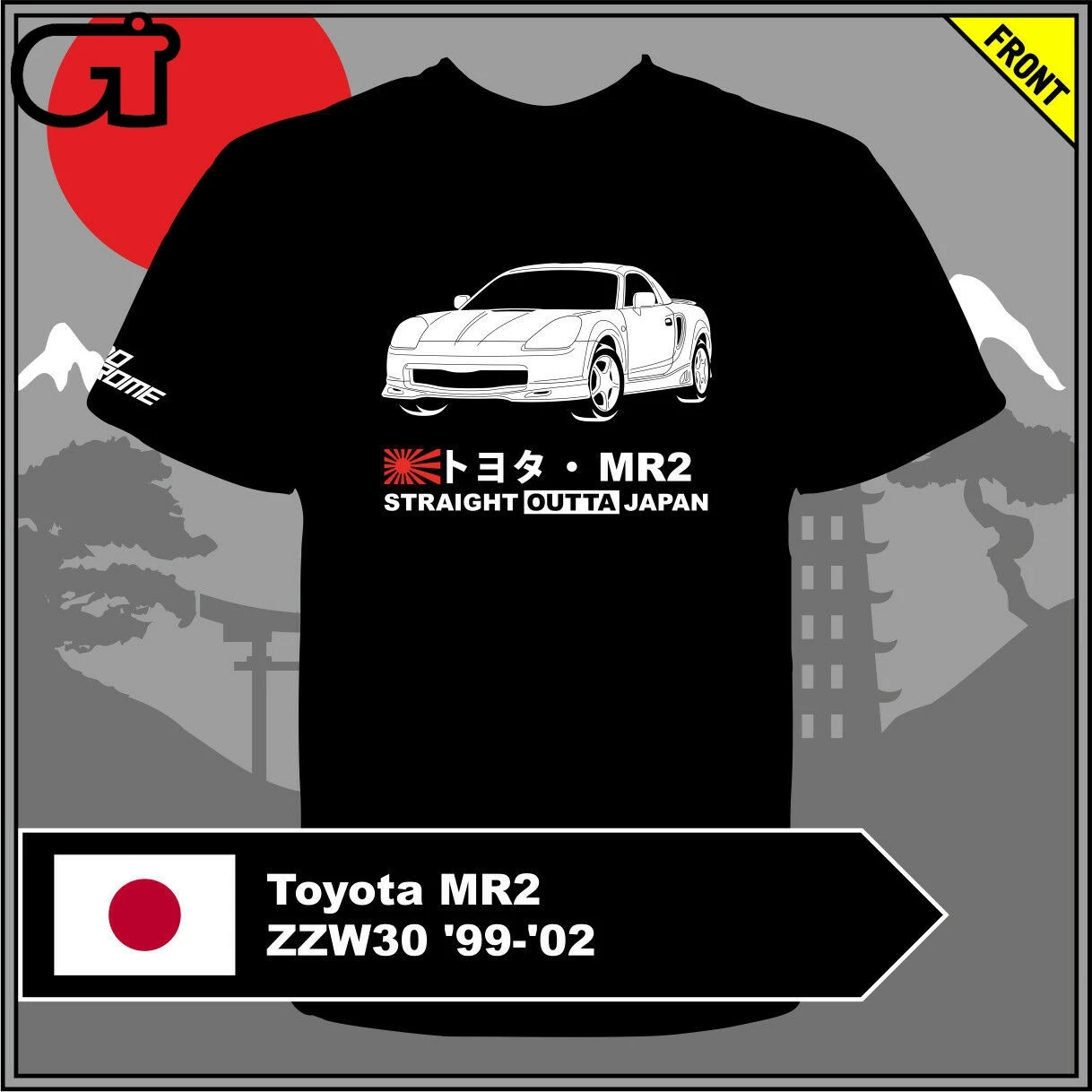GT-shirt Toyota MR2 ZZW30 99-02 футболка |