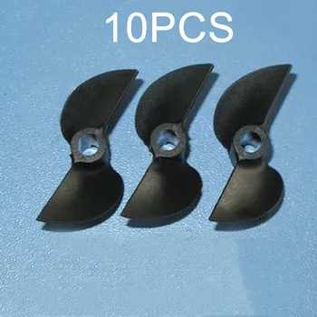 

10PCS 4x35mm 4.8x38mm 2 Blades Semi-immersed Nylon Propeller Pitch 1.4 CW Paddle Spare Parts for RC Electric Boat Motor