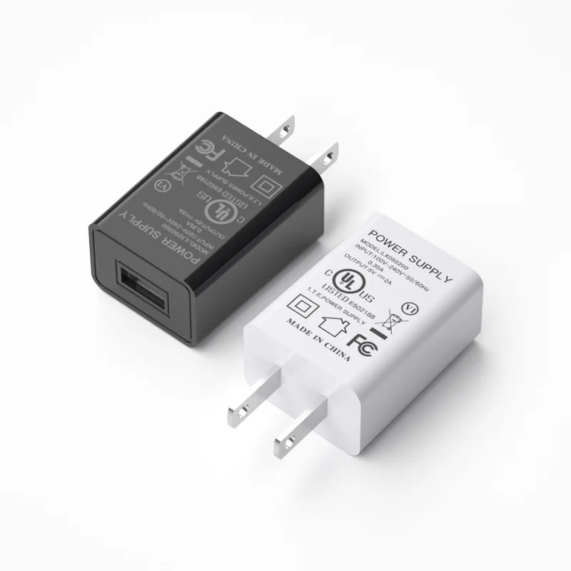 Универсальное зарядное устройство USB 5 в 1 а/2 а с американской вилкой дорожное