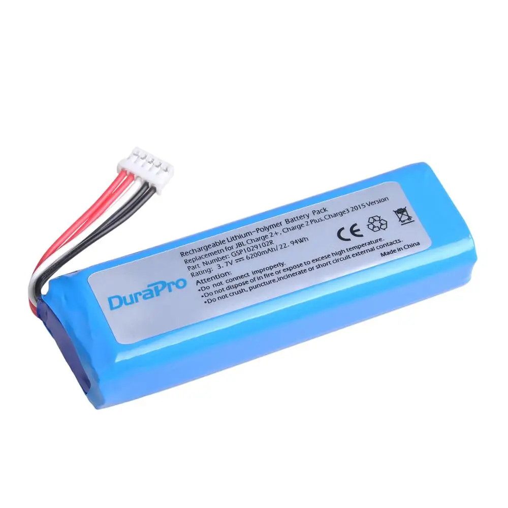 Аккумулятор DuraPro 6200 мАч для JBL Charge 2 + /Charge 2 Plus /Charge 3 2015 версия замена динамика battery Аккумулятор DuraPro 6200 мАч для JBL Charge 2 + /Charge 2 Plus /Charge 3 2015 версия замена динамика battery