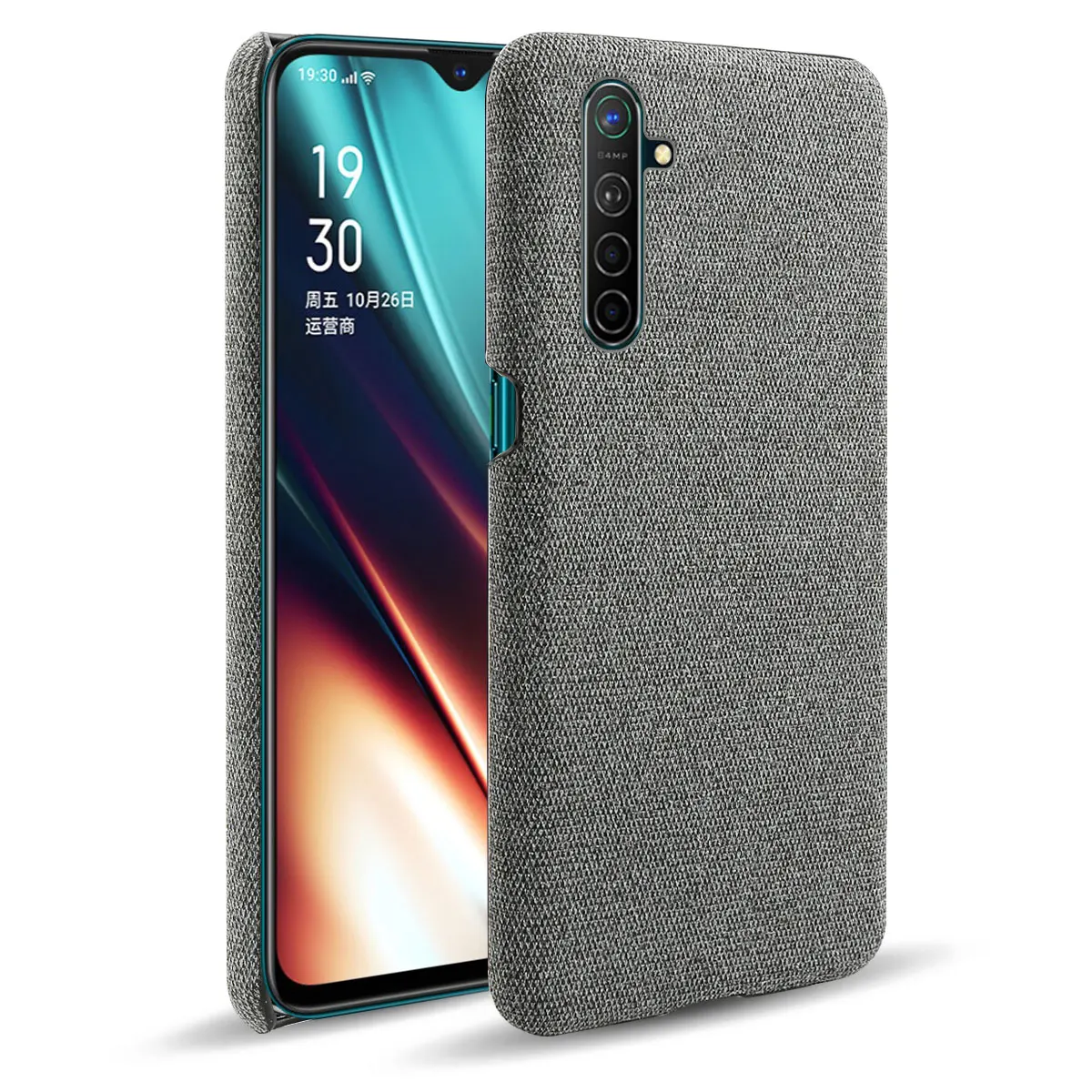 oppo phone cases Slim Cloth Texture Fitted Cover For OPPO Find X2 Pro Case Fabric Ultrathin Antiskid Capa For OPPO Find X2 Neo Lite X2 Pro x2pro best case for oppo back Cases For OPPO