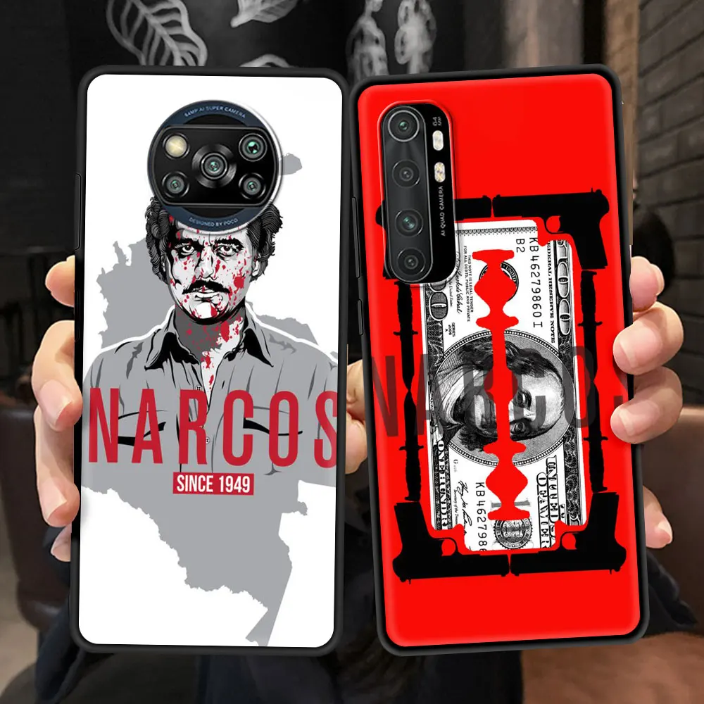 Pablo Escobar Lovely Cover For Xiaomi Mi Poco X3 NFC M3 10TPro 9T Black SmartPhone Case 11 Note 10Lite 11T Housing | Мобильные