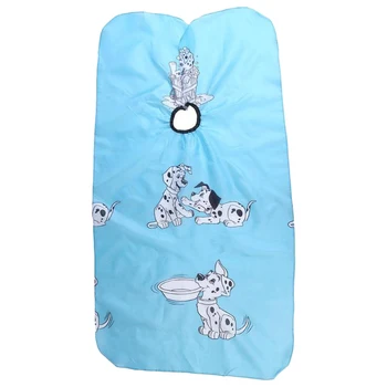 

Cartoon Dog Hair Cutting Apron Haircut Cape Salon Hairdresser Hair Cut Cloth for Kids