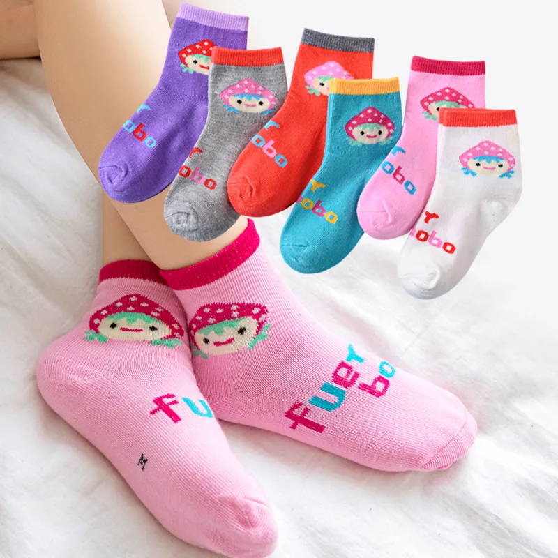 

Children Socks Autumn and Winter New Cartoon Tube Cotton Socks Grils and Boys Baby Socks Breathable Comfortable Knitted Socks