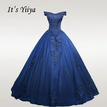 Это Yiya свадебное платье с отделкой бисером Свадебные платья Кружева свадебные бальные платья плюс размер с открытыми плечами Robe De Mariee CH124