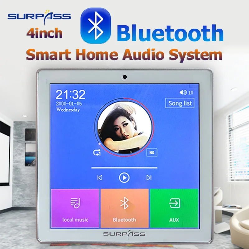Умный домашний мультимедийный мини bluetooth настенный аудио экран усилитель 24