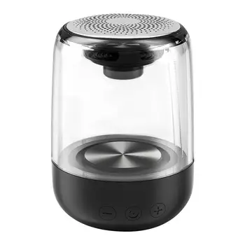 

High Stereo C7 Wireless Speaker Subwoofer Portable Colorful Lighting Car Crystal Glass Speaker