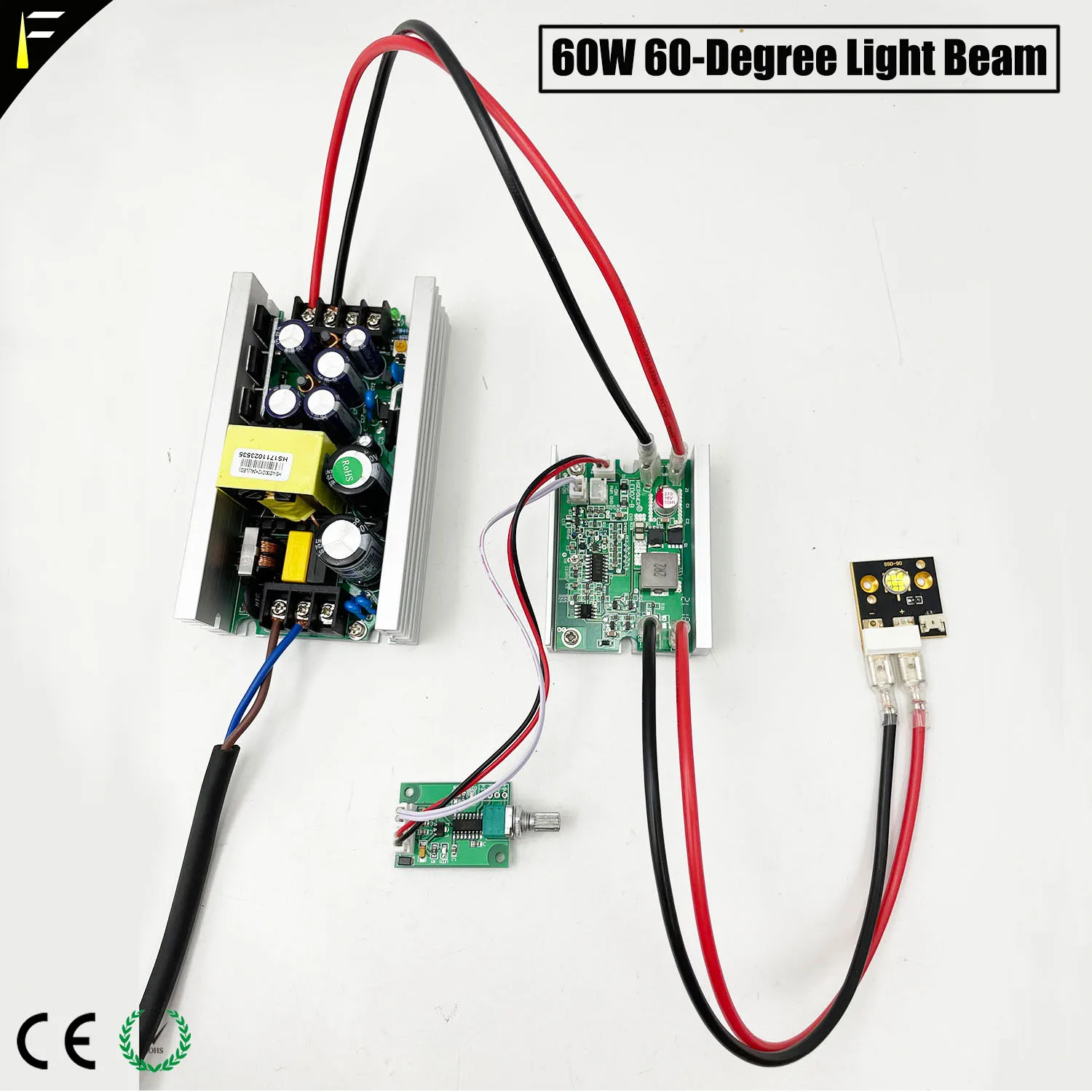 CBT CST90 SST CST-90-W-65 lümen 60w 75w 80w 90w 120w 200w 300w soğuk beyaz LED çip ışık modülleri ile güç kaynağı ve karartma PWM