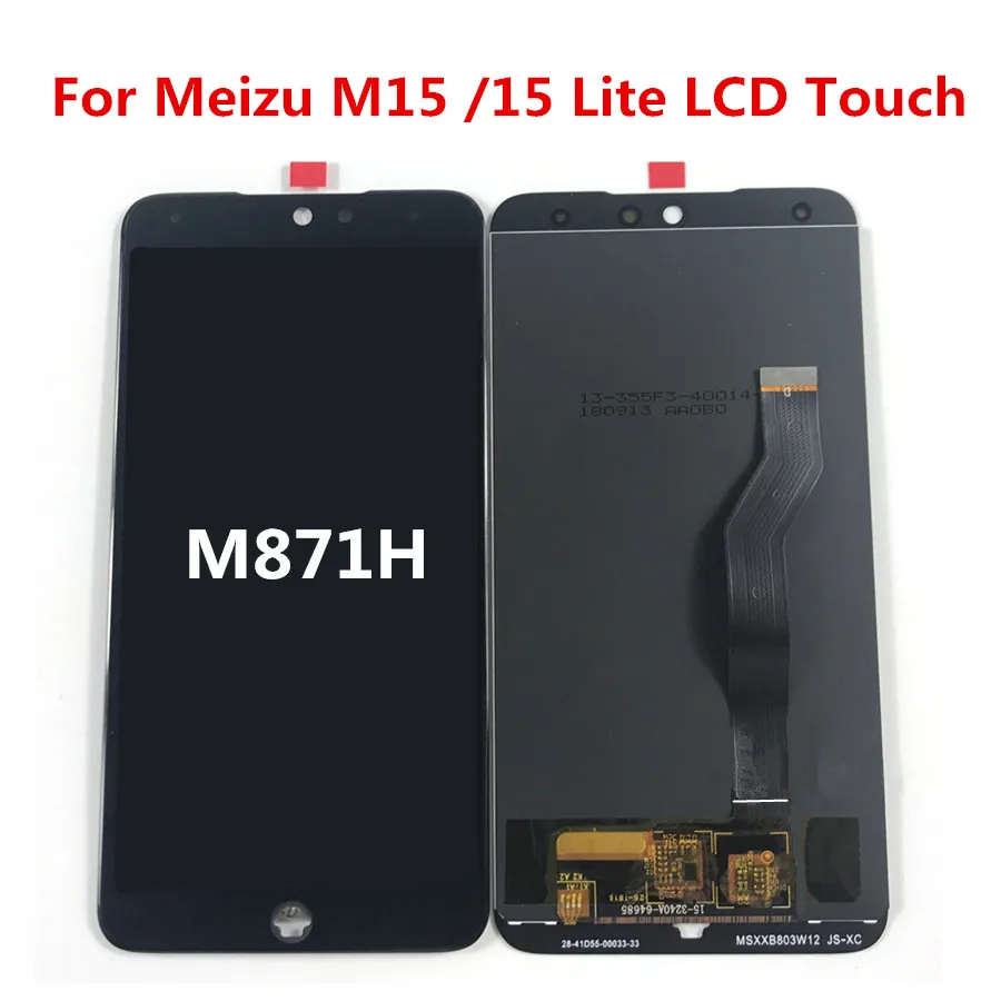 Для Meizu M15 для Meizu 15 Lite ЖК-дисплей сенсорный дигитайзер для Meizu M15 M871Q ЖК-Замена 5,46 дюймов
