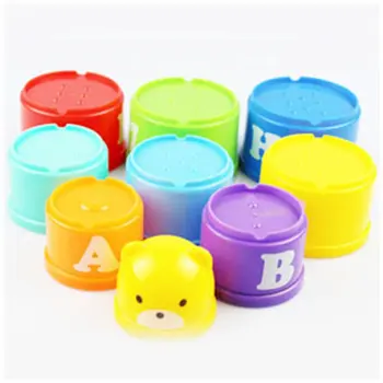 

HOT Non-toxic Plastic Building Blocks Color Recognition Early Learning Puzzle Children Educational Toy for Girls Boys