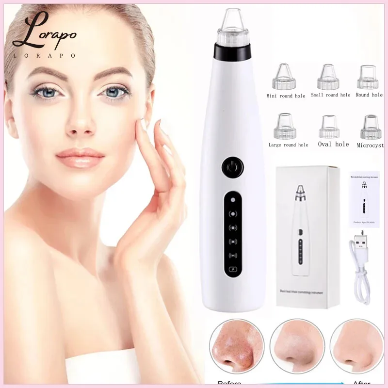 Facial Blackhead Remover Electric Pore Cleaner Blackhead Black Spot Vacuum