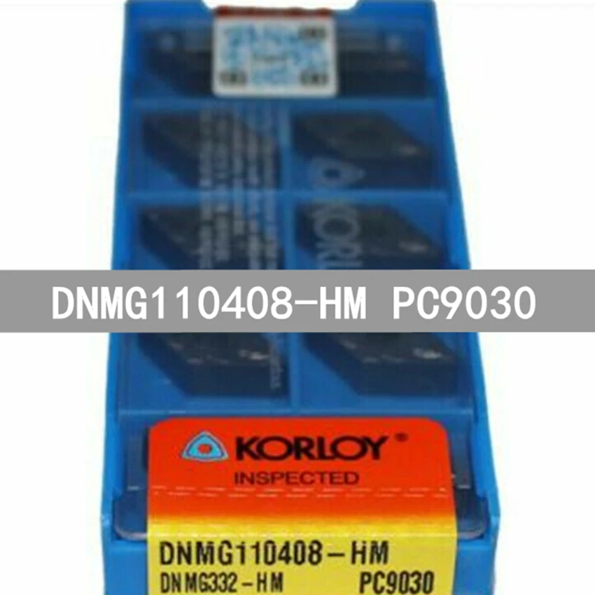 KORLOY DNMG110404-HM PC9030/DNMG110408-HM PC9030/DNMG110404-HS PC9030/DNMG110408-HS PC9030 ЧПУ твердосплавные вставки