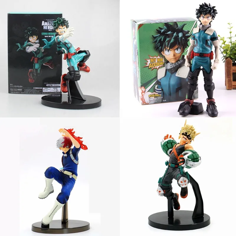 4 стиля My Hero Academy Boku no Аниме фигурки Midoriya izku Todoroki Shoto Bakugou Katsuki фигурка